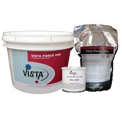 vista force one ral 9010 kit incl. laagdiktemeter 3.78 ltr