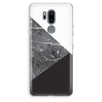 Combinatie marmer: LG G7 Thinq Transparant Hoesje