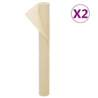 VidaXL Vliesdoek voor planten 2 rollen 70 g/m² 10x1,6 m