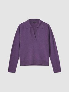 Trui met polokraag van biologisch cashmere