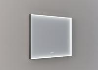 Thebalux M20 spiegel 100x80cm met verlichting en verwarming ijzer verouderd - thumbnail