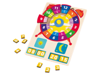 lupilu Houten puzzel (Speelklok (20-delig))