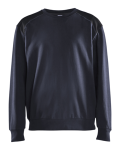 Blåkläder Sweatshirt bicolour 35801158 | Donker marineblauw/Zwart | Maat XL - 7330509810330