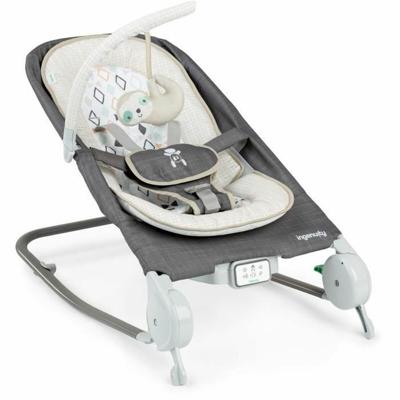 Baby wipstoel Ingenuity Happy Belly Grijs