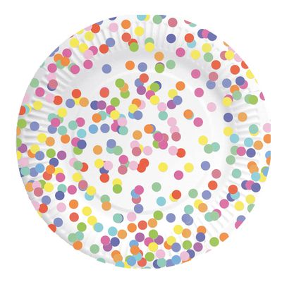 Haza Witbaard Borden confetti, 8st.