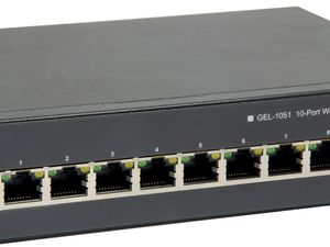 LevelOne GEP-1051 Managed L2/L3/L4 Gigabit Ethernet (10/100/1000) Zwart Power over Ethernet (PoE)