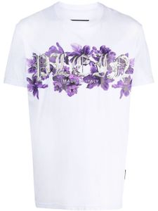 Philipp Plein t-shirt en coton à logo imprimé - Blanc