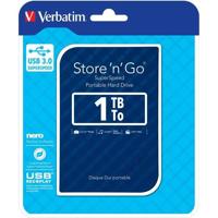 Externe harde schijf - VERBATIM - Store'n'go - 1TB - Blauw
