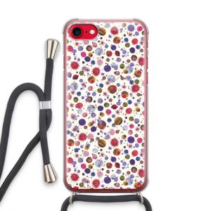 Planets Space: iPhone SE 2020 Transparant Hoesje met koord