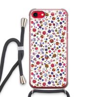 Planets Space: iPhone SE 2020 Transparant Hoesje met koord