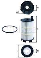 Oliefilter MAHLE, Diameter (mm)68,5mm, u.a. für Audi, VW, Lamborghini