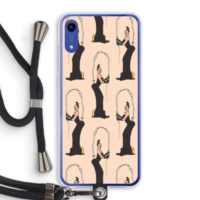 Pop Some Kim: Honor Play 8A Transparant Hoesje met koord