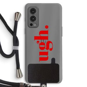 Ugh: OnePlus Nord 2 5G Transparant Hoesje met koord