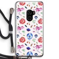 Bloemetjes: Xiaomi Mi Mix 2 Transparant Hoesje met koord