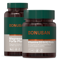 Bonusan Magnesan Forte Plus + Vitamine D3 & K2 Forte - Combiset