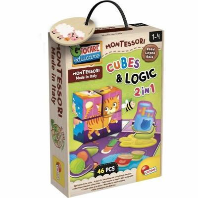 Educatief Spel Lisciani Giochi Cubes & Logic 2 in1 (FR)