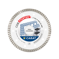 Carat CDBS125300 Diamantzaagblad voor droogzagen - 125x22,23x10mm - Tegels/Natuursteen - CDBS125300 - thumbnail