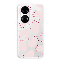 Hands pink: Huawei P50 Transparant Hoesje