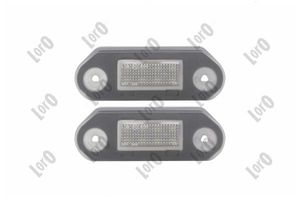 Kentekenlamp ABAKUS, Inbouwplaats: Midden, u.a. fÃ¼r VW, Skoda