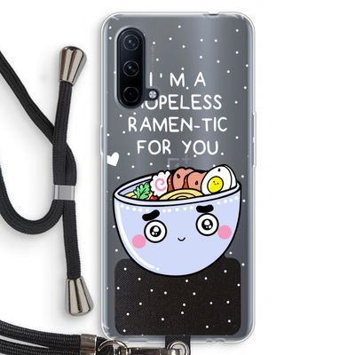 I'm A Hopeless Ramen-Tic For You: OnePlus Nord CE 5G Transparant Hoesje met koord