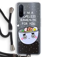 I'm A Hopeless Ramen-Tic For You: OnePlus Nord CE 5G Transparant Hoesje met koord