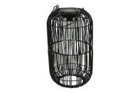 Decostar Hanglamp solar LED Giona M 30 cm zwart