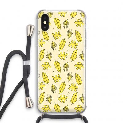 Herfst: iPhone X Transparant Hoesje met koord