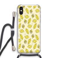 Herfst: iPhone X Transparant Hoesje met koord