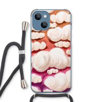 Katoen Wolken: iPhone 13 Transparant Hoesje met koord