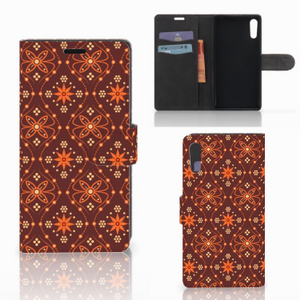 Sony Xperia XZ | Sony Xperia XZs Telefoon Hoesje Batik Brown