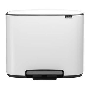 Brabantia Bo Pedaalemmer 3 x 11 L  - Wit