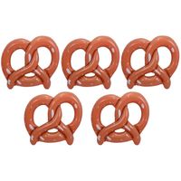 5x Opblaasbare pretzels 45 cm Oktoberfest versiering