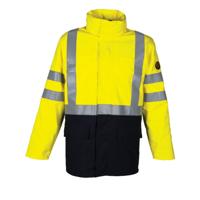 HAVEP 40005 Parka MQ Multi Protector Marine/Fluo Geel maat 4XL