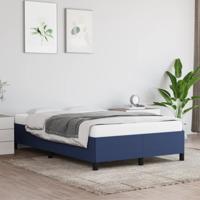 Bedframe zonder matras 120x200 cm stof blauw - thumbnail