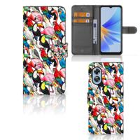 OPPO A17 | Telefoonhoesje | Met pasjeshouder | Birds