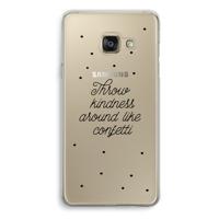 Confetti: Samsung Galaxy A3 (2016) Transparant Hoesje