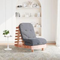 Futon slaapbank met matras 60x206x11 cm massief douglashout