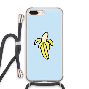 Banana: iPhone 7 PLUS Transparant Hoesje met koord