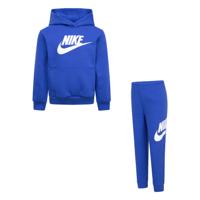 Nike Club Fleece Trainingspak Hooded Peuters Blauw Wit