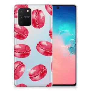 Samsung Galaxy S10 Lite Siliconen Case Pink Macarons