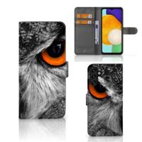 Samsung Galaxy A04s | Samsung Galaxy A13 5G | Telefoonhoesje | Met pasjeshouder | Uil