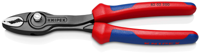 Knipex TwinGrip verstelbare grijptang | Meer-componentengrepen | Zwart geatramenteerd | Lengte 200 mm | Zelfbedieningskaart/blister - 82 02 200 SB