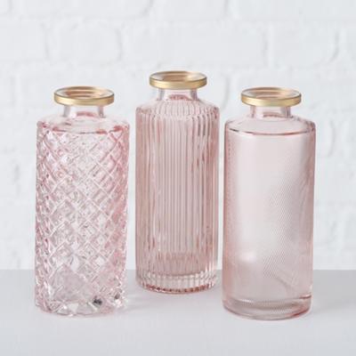 Boltze Home Vaas adore h13cm glas roze