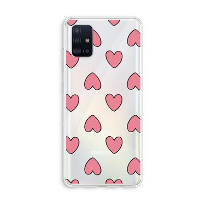 Ondersteboven verliefd: Galaxy A51 4G Transparant Hoesje