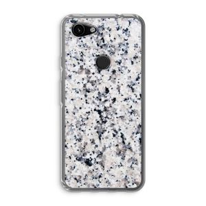 Gespikkelde marmer: Google Pixel 3a Transparant Hoesje