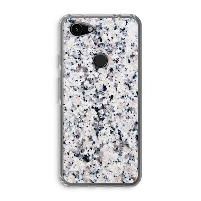 Gespikkelde marmer: Google Pixel 3a Transparant Hoesje