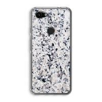 Gespikkelde marmer: Google Pixel 3a Transparant Hoesje
