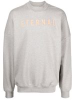 Fear Of God sweat Eternal à slogan imprimé - Gris - thumbnail