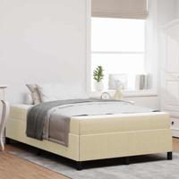 Bedframe Lichtgroen Grijs 120 x 200 cm Katoenen stof