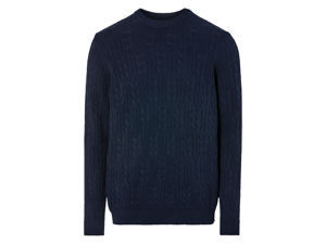 LIVERGY Heren pullover (S, Donkerblauw)